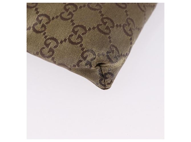 Borsa a vita GUCCI GG Crystal Coated Canvas Gold 28566 Auth 194223 - vista 10