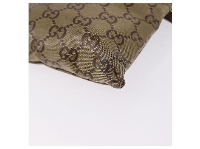 Borsa a vita GUCCI GG Crystal Coated Canvas Gold 28566 Auth 194223 - vista 14