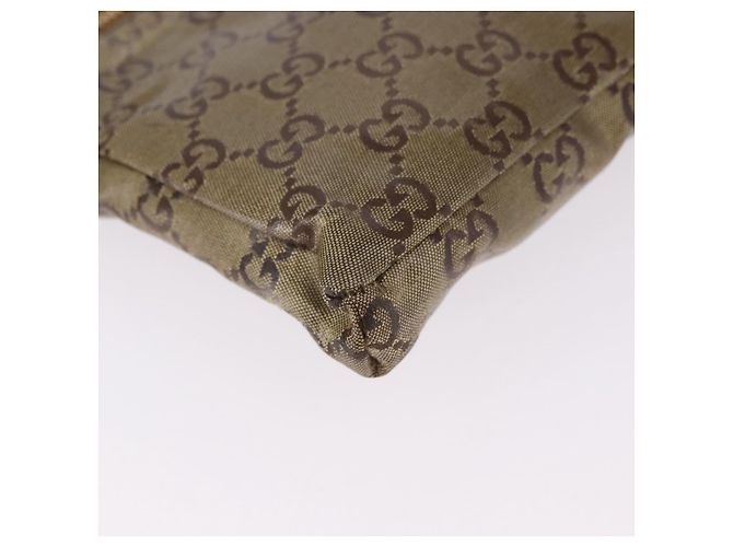 Borsa a vita GUCCI GG Crystal Coated Canvas Gold 28566 Auth 194223 - vista 15