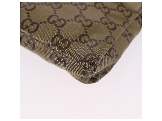 Borsa a vita GUCCI GG Crystal Coated Canvas Gold 28566 Auth 194223 - vista 16