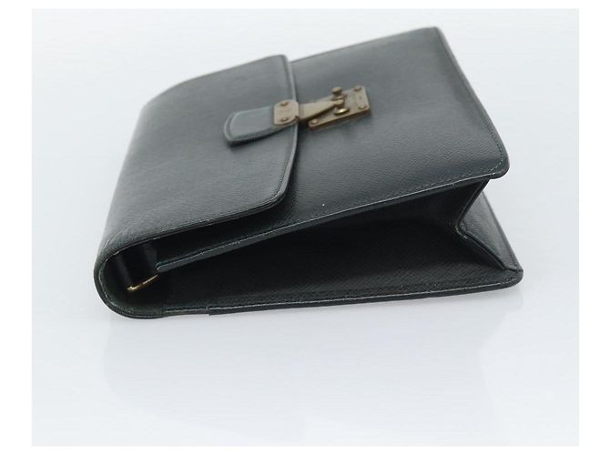 LOUIS VUITTON Taiga Pochette Kourad Clutch Bag Epicea M30194 LV Auth BA14197 - vista 3