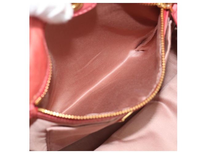 Borsa a mano Miu Miu in pelle 2way Pink Gold Auth 194741V Rosa D'oro - vista 23