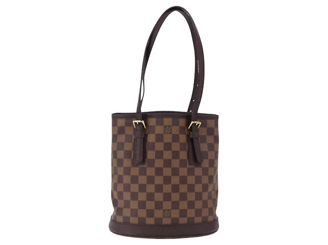 Borsa a tracolla LOUIS VUITTON Damier Ebene Marais N42240 LV Auth 193965V - vista 2