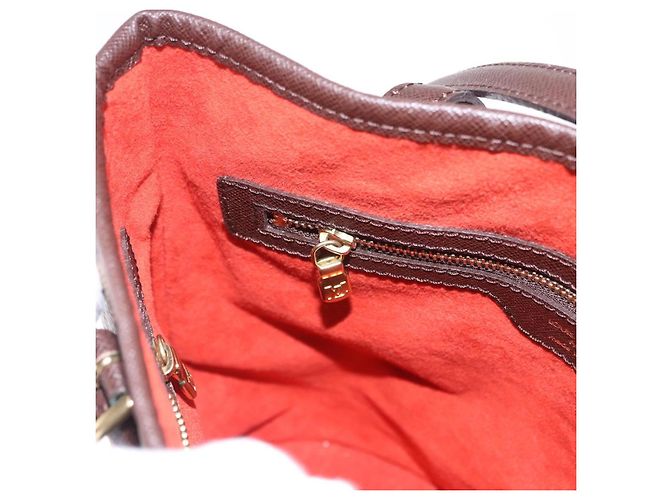 Borsa a tracolla LOUIS VUITTON Damier Ebene Marais N42240 LV Auth 193965V - vista 21