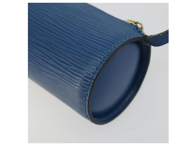 LOUIS VUITTON Epi Soufflot Pouch Blue LV Auth ep15642 - vista 15