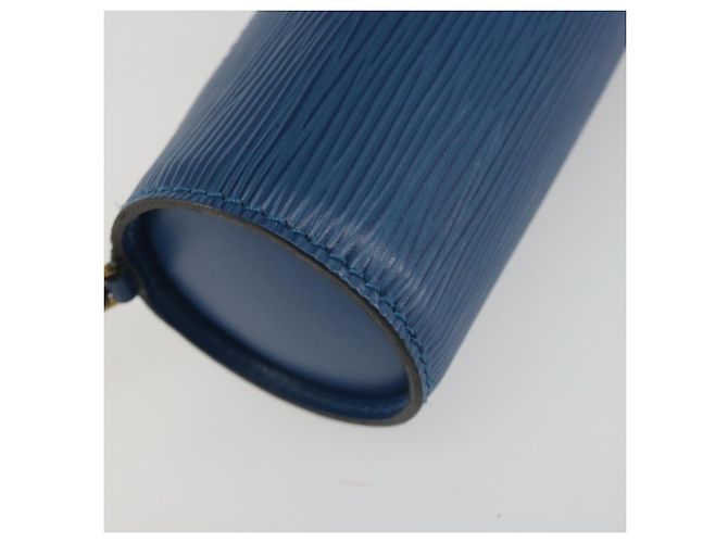 LOUIS VUITTON Epi Soufflot Pouch Blue LV Auth ep15642 - vista 16