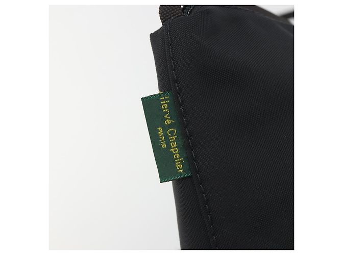Autre Marque Borsa a Tracolla Herve Chapelier Canvas Black Auth 189983A Nero - vista 10