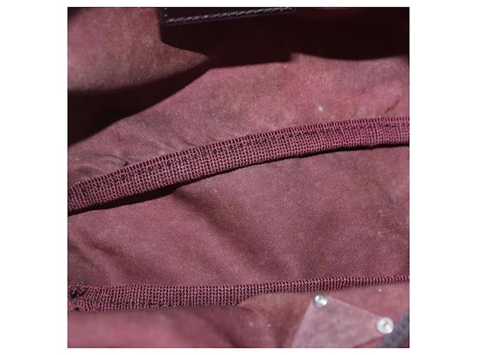 Pouch PRADA Nylon Bordeaux Silver Auth 192546A Argento Bordò - vista 10