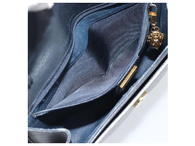 Borsa a Pochette GUCCI Micro GG PVC Leather Navy 004 89 0265 Auth gh2263 Blu navy - vista 10