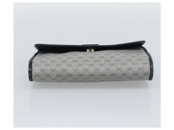 Borsa a Pochette GUCCI Micro GG PVC Leather Navy 004 89 0265 Auth gh2263 Blu navy - vista 6