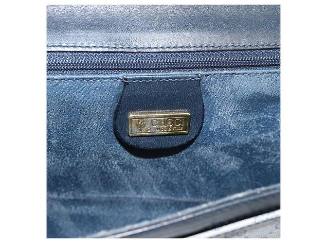 Borsa a Pochette GUCCI Micro GG PVC Leather Navy 004 89 0265 Auth gh2263 Blu navy - vista 8