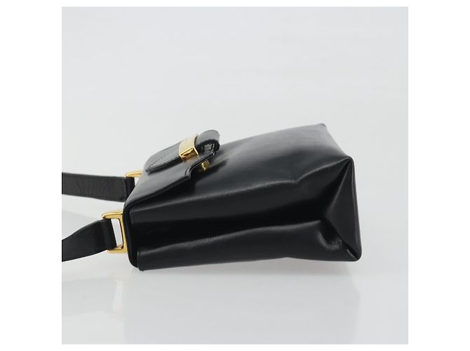 Borsa a tracolla Salvatore Ferragamo in pelle nera e oro Auth 195262 Nero D'oro - vista 4