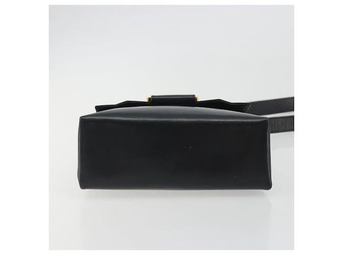 Borsa a tracolla Salvatore Ferragamo in pelle nera e oro Auth 195262 Nero D'oro - vista 5