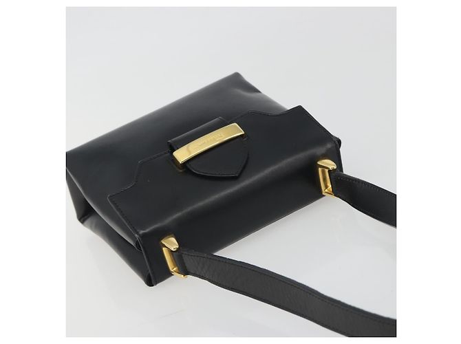 Borsa a tracolla Salvatore Ferragamo in pelle nera e oro Auth 195262 Nero D'oro - vista 6