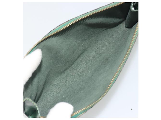 LOUIS VUITTON Epi Pochette Accessoires Accessory Pouch Green M52984 Auth BA14192 Verde - vista 11