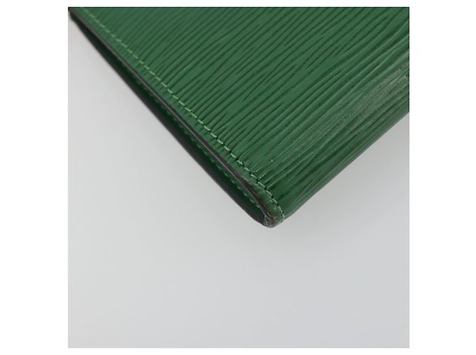 LOUIS VUITTON Epi Pochette Accessoires Accessory Pouch Green M52984 Auth BA14192 Verde - vista 14