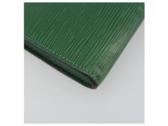 LOUIS VUITTON Epi Pochette Accessoires Accessory Pouch Green M52984 Auth BA14192 Verde - vista 16