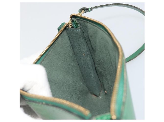 LOUIS VUITTON Epi Pochette Accessoires Accessory Pouch Green M52984 Auth BA14192 Verde - vista 18
