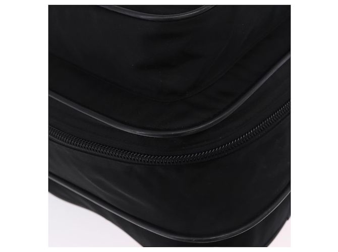 Funda para prendas PRADA Nylon Black Silver Auth bs36359 Negro Plata - vista 16