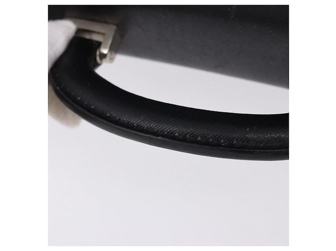 Funda para prendas PRADA Nylon Black Silver Auth bs36359 Negro Plata - vista 8