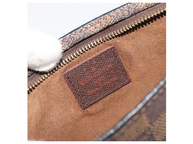 LOUIS VUITTON Damier Ebene Marais Pouch LV Auth hk4003 - vista 10