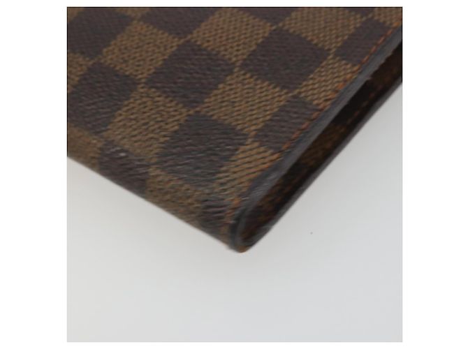 LOUIS VUITTON Damier Ebene Marais Pouch LV Auth hk4003 - vista 15