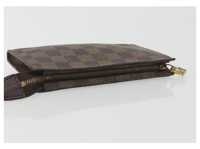 LOUIS VUITTON Damier Ebene Marais Pouch LV Auth hk4003 - vista 5