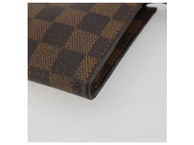 LOUIS VUITTON Damier Ebene Marais Pouch LV Auth hk4003 - vista 7