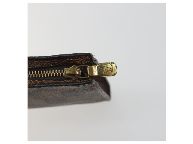 LOUIS VUITTON Damier Ebene Marais Pouch LV Auth hk4003 - vista 9