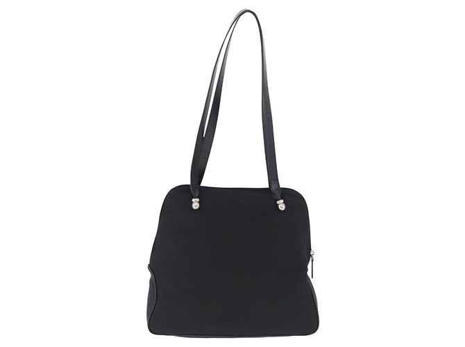 Borsa a tracolla LOEWE Nylon Black Silver Auth bs36404 Nero Argento - vista 2