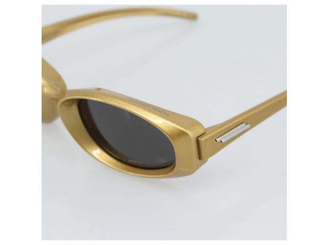 Gafas de sol BOTTEGA VENETA Plastic Gold Auth BA14135M Dorado - vista 8