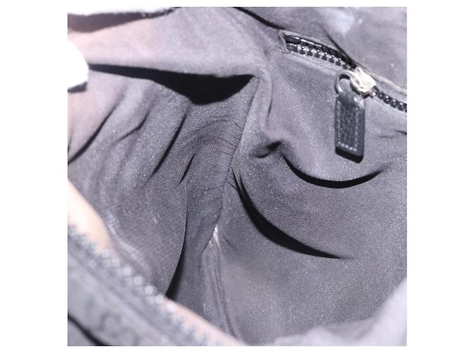 Borsa a tracolla GUCCI GG Canvas Nero Argento 509639 Auth ka5571 - vista 22