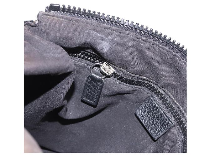 Borsa a tracolla GUCCI GG Canvas Nero Argento 509639 Auth ka5571 - vista 23