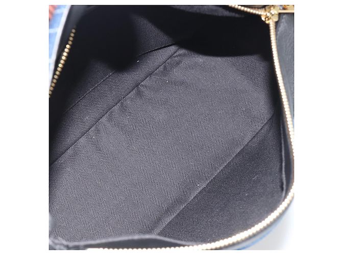 Borsa Puzzle LOEWE x Studio Ghibli BORO Blue Frog Soot Sprites Blue Auth 167492SM Marrone - vista 10