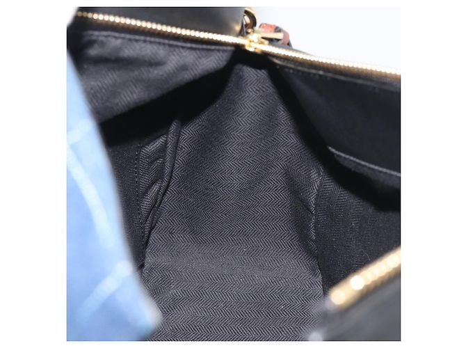 Borsa Puzzle LOEWE x Studio Ghibli BORO Blue Frog Soot Sprites Blue Auth 167492SM Marrone - vista 23
