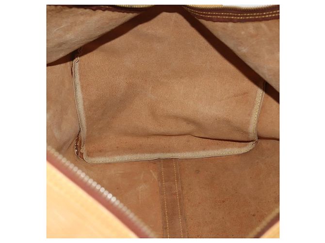 LOUIS VUITTON Epi Keepall 60 Boston Bag Brown Zipangu Gold M42948 LV Auth 192224 Marrone - vista 20