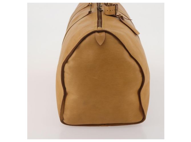 LOUIS VUITTON Epi Keepall 60 Boston Bag Brown Zipangu Gold M42948 LV Auth 192224 Marrone - vista 4