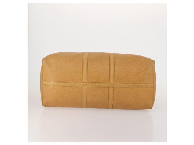 LOUIS VUITTON Epi Keepall 60 Boston Bag Brown Zipangu Gold M42948 LV Auth 192224 Marrone - vista 5