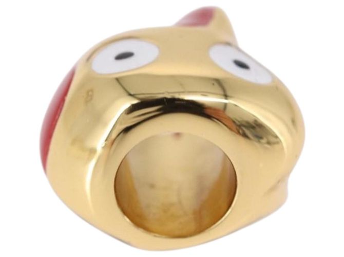 LOEWE x Studio Ghibli Howl's Moving Castle Dice Calcifer Charm Auth 167487SM D'oro - vista 7