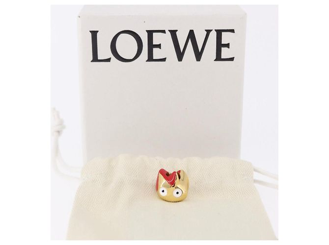 LOEWE x Studio Ghibli Howl's Moving Castle Dice Calcifer Charm Auth 167487SM D'oro - vista 8