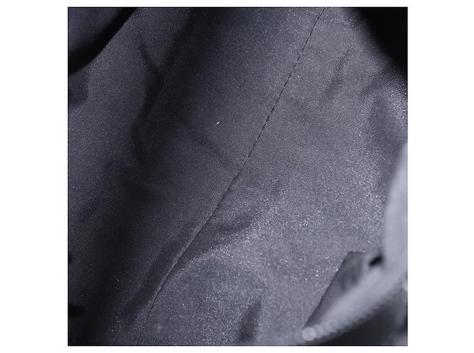 Borsa a tracolla GUCCI GG Canvas Abbey Nero Argento 265692 Auth 194859V - vista 10