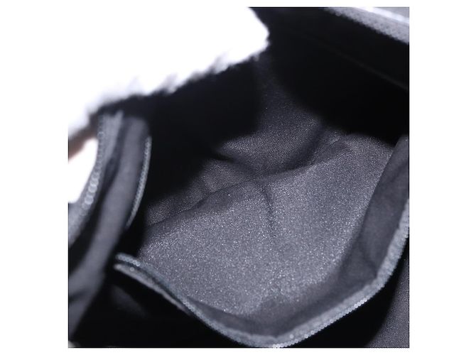 Borsa a tracolla GUCCI GG Canvas Abbey Nero Argento 265692 Auth 194859V - vista 23