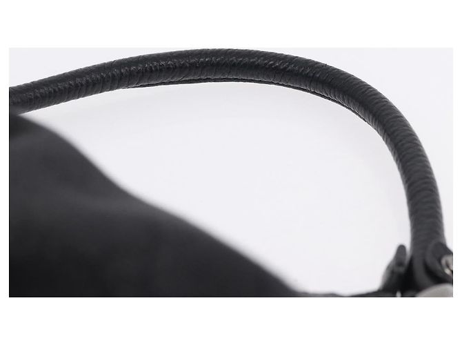 Borsa a tracolla GUCCI GG Canvas Abbey Nero Argento 265692 Auth 194859V - vista 8
