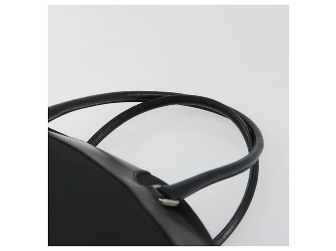 Borsa a Mano PRADA Nylon Pelle Nero Argento Auth am12218V - vista 14