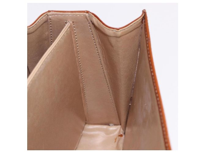 Borsa a mano BALLY in pelle marrone e oro autentica 192529 D'oro - vista 25