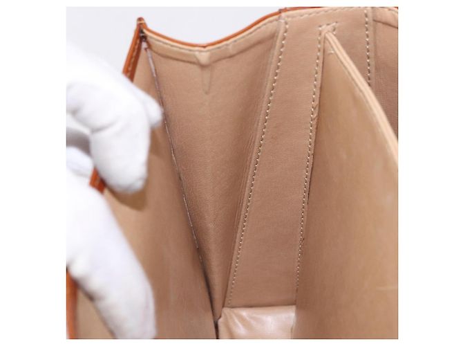 Borsa a mano BALLY in pelle marrone e oro autentica 192529 D'oro - vista 26