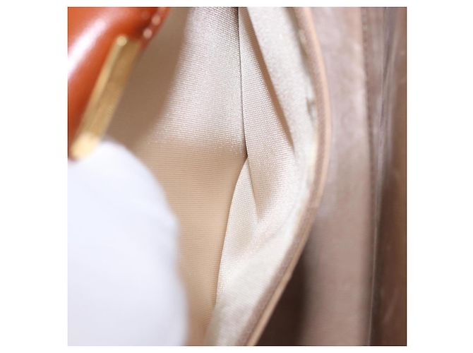 Borsa a mano BALLY in pelle marrone e oro autentica 192529 D'oro - vista 28