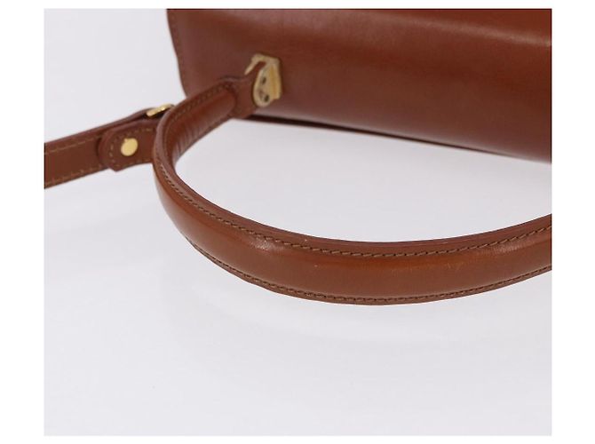 Borsa a mano BALLY in pelle marrone e oro autentica 192529 D'oro - vista 9
