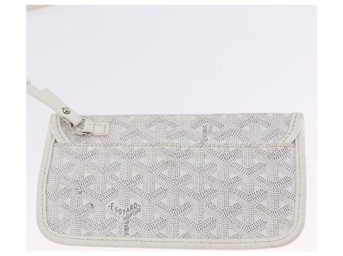 GOYARD Herringbone Saint Louis GM Tote Bag PVC Weiß Auth 194163 - Ansicht 19