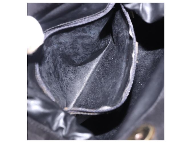 Bolsa de Ombro Salvatore Ferragamo Camurça Vermelha Ouro Auth 195204 Vermelho Dourado - vista 11